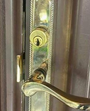 Design door handle and mortise lock fitted and repaired at a home on Amelia Island, Fernandina Beach FL 32034
