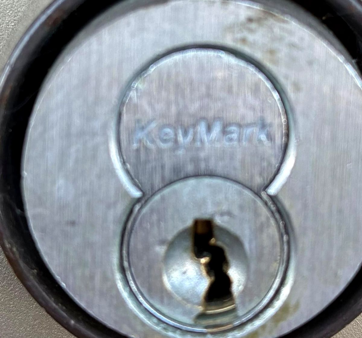 Interchangeable core lock from a master keyed system on a business on Amelia Island, Fernandina Beach FL 32034